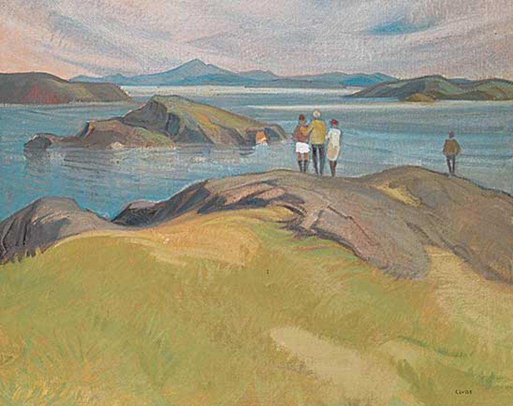 Henry George Glyde (1906-1998) - Mt. Baker from Oak Bay, Victoria, B.C.
