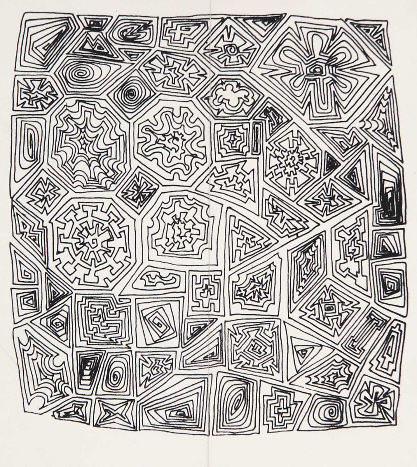 Greg Harland Arnold (1916-1968) - Untitled - Abstract Snowflake