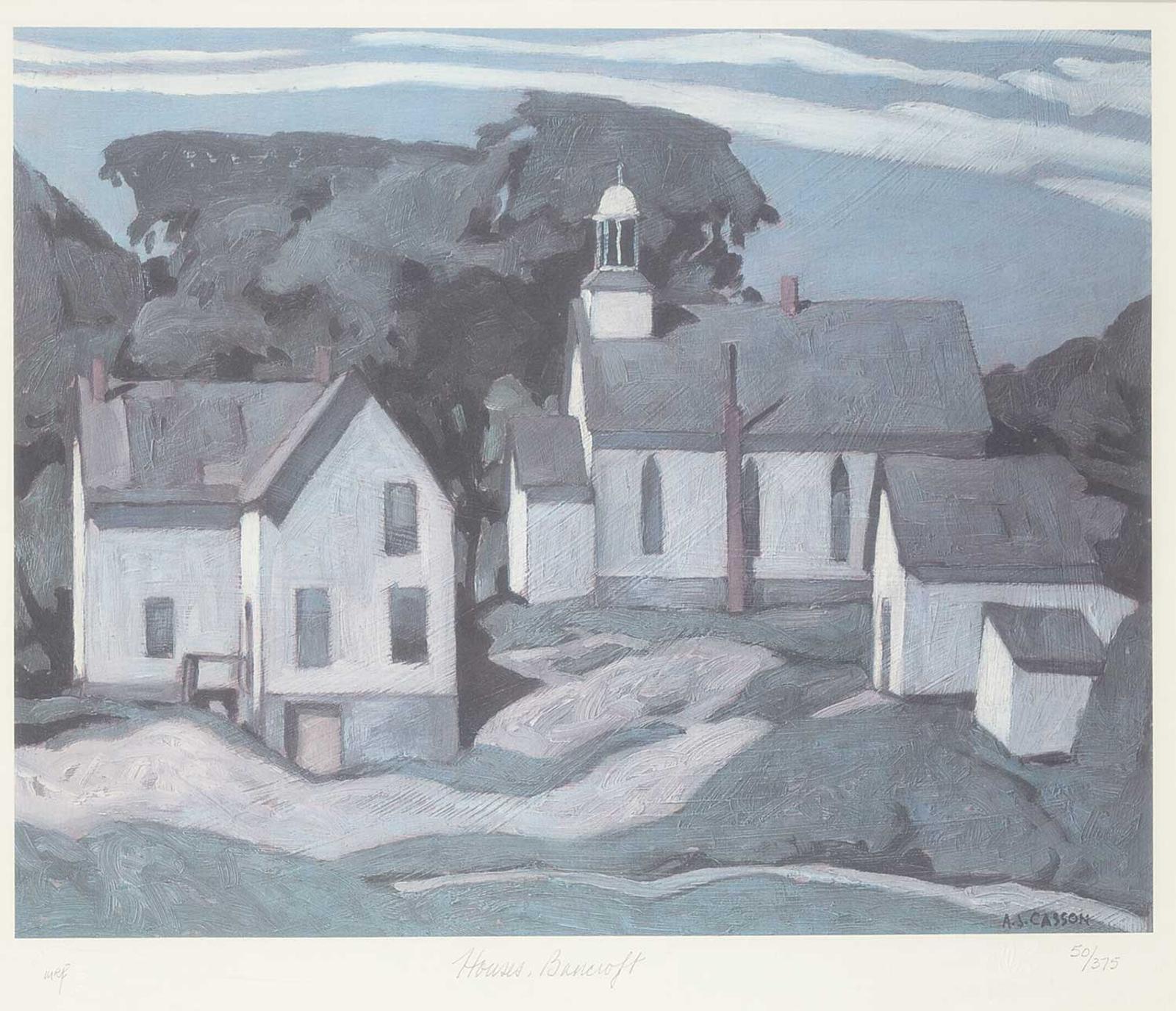 Alfred Joseph (A.J.) Casson (1898-1992) - Houses, Bancroft #50/375