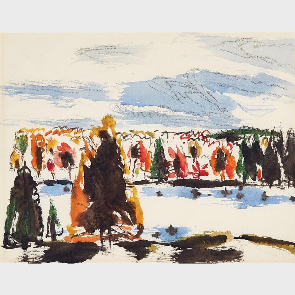 David Browne Milne (1882-1953) - Morning On The River (North Of Coboconk)