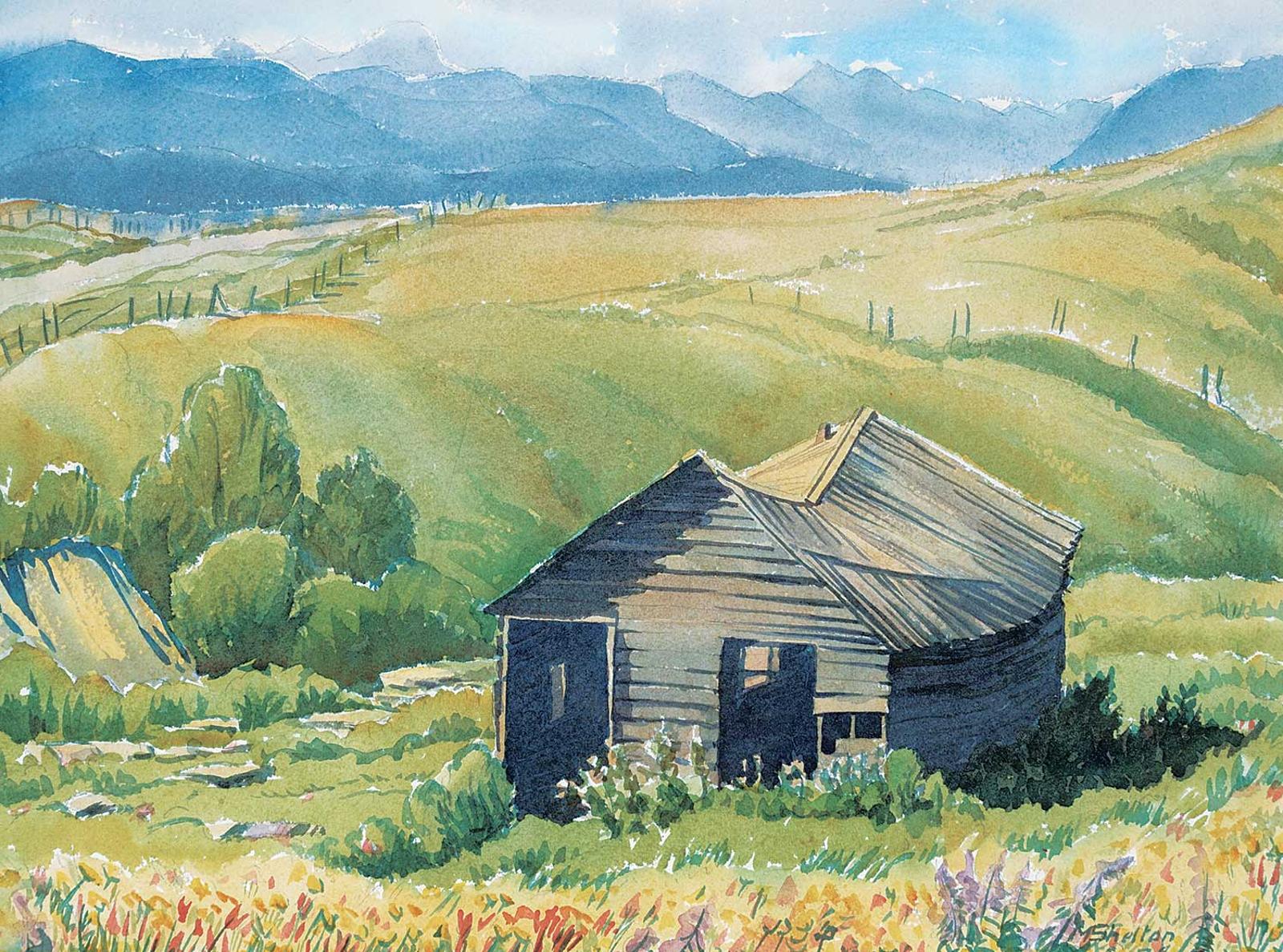 Margaret Dorothy Shelton (1915-1984) - Old Buildings at Morley