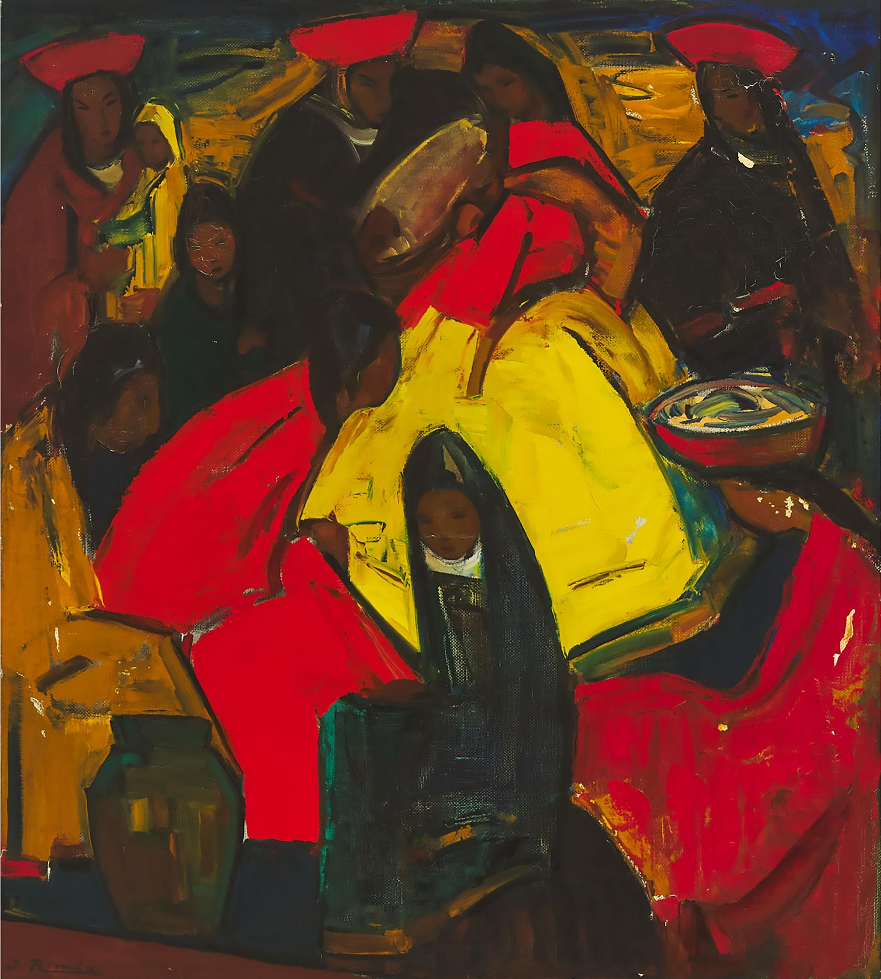 Juan Rimsa - Seated Women