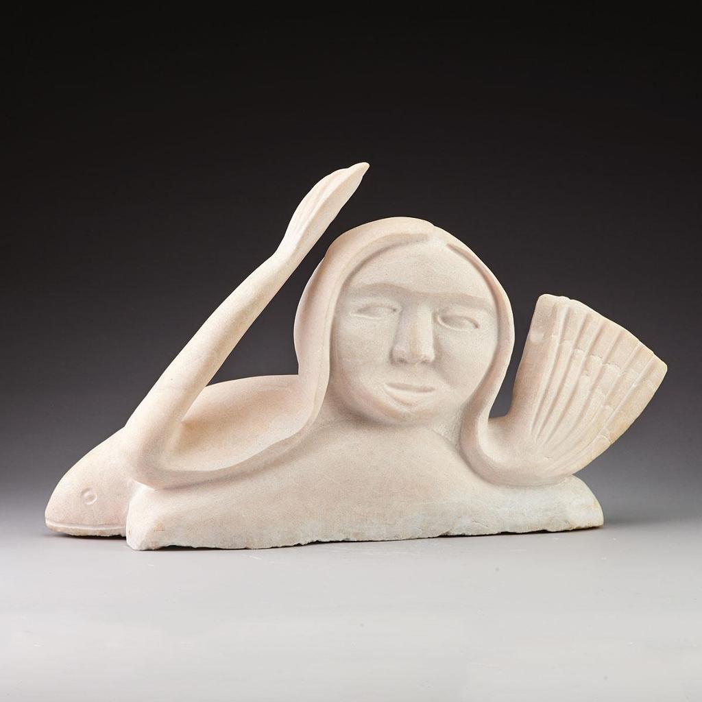 Mayureak Ashoona (1946) - Sedna And Fish