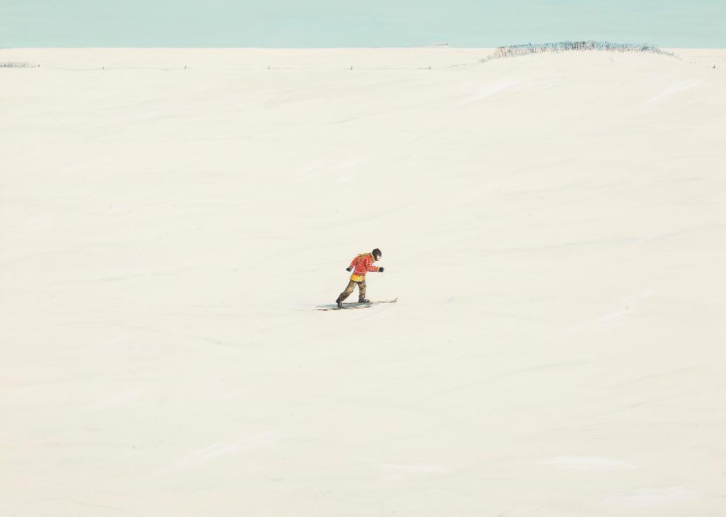 William Kurelek (1927-1977) - Wintertime North Of Winnipeg