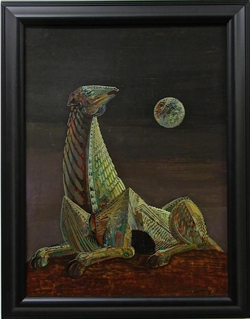 Jesus Carlos de Vilallonga (1927-2018) - Chien Aboyant La Lune (Dog Barking At Moon)