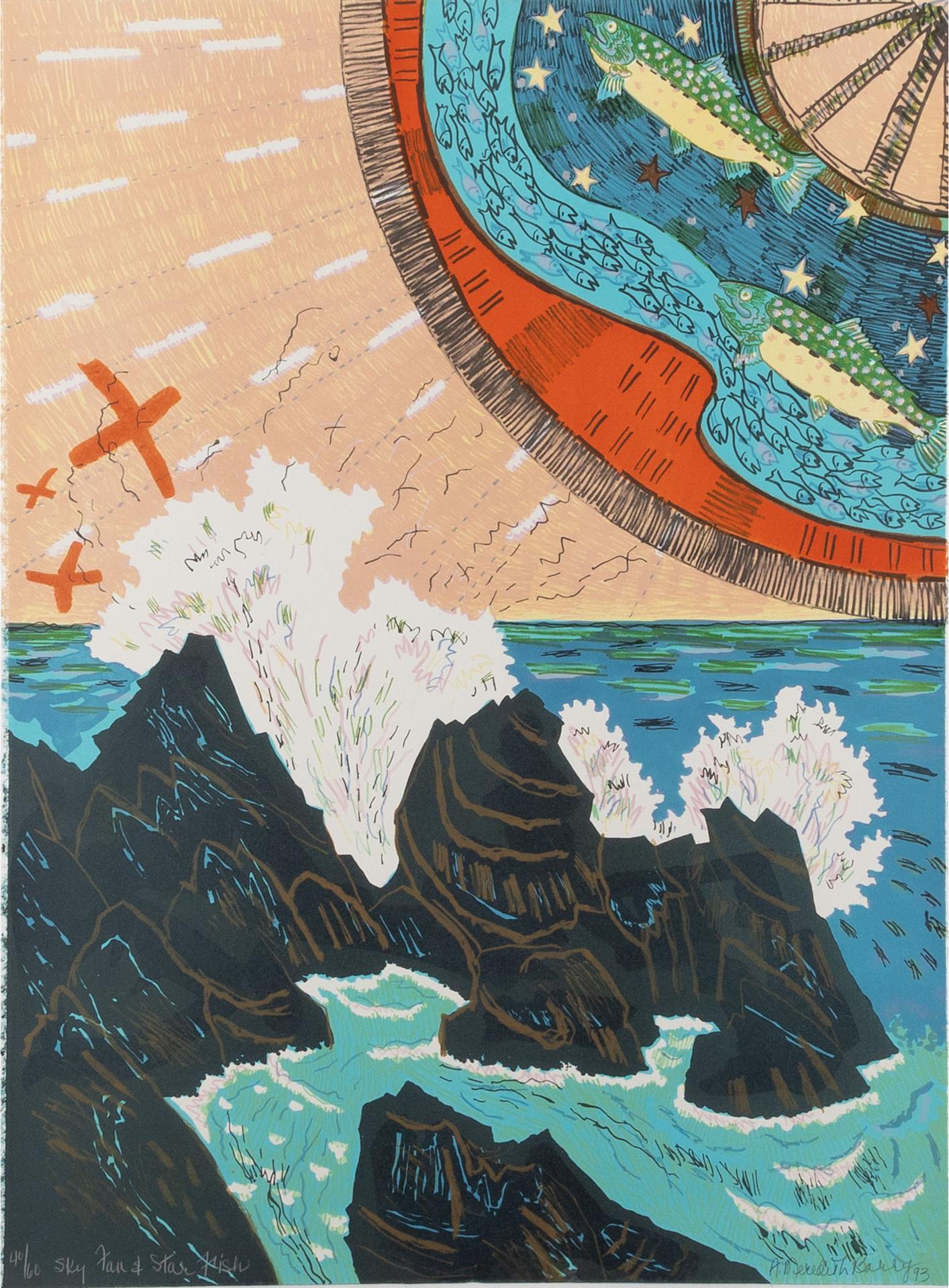 Anne Meredith Barry (1932-2003) - Sun Fan And Star Fish, 1993
