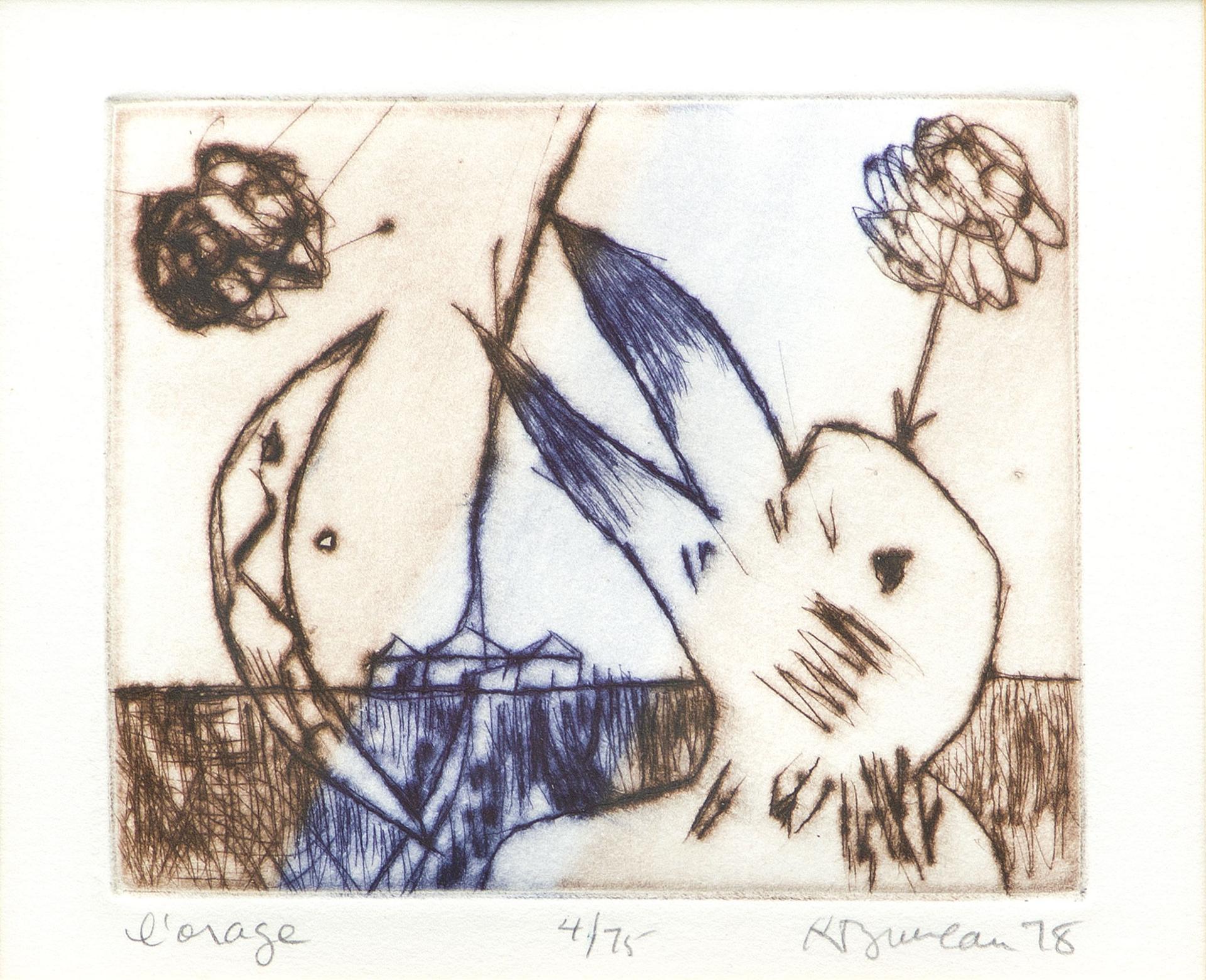 Kittie Bruneau (1929-2011) - L'orage, 1978