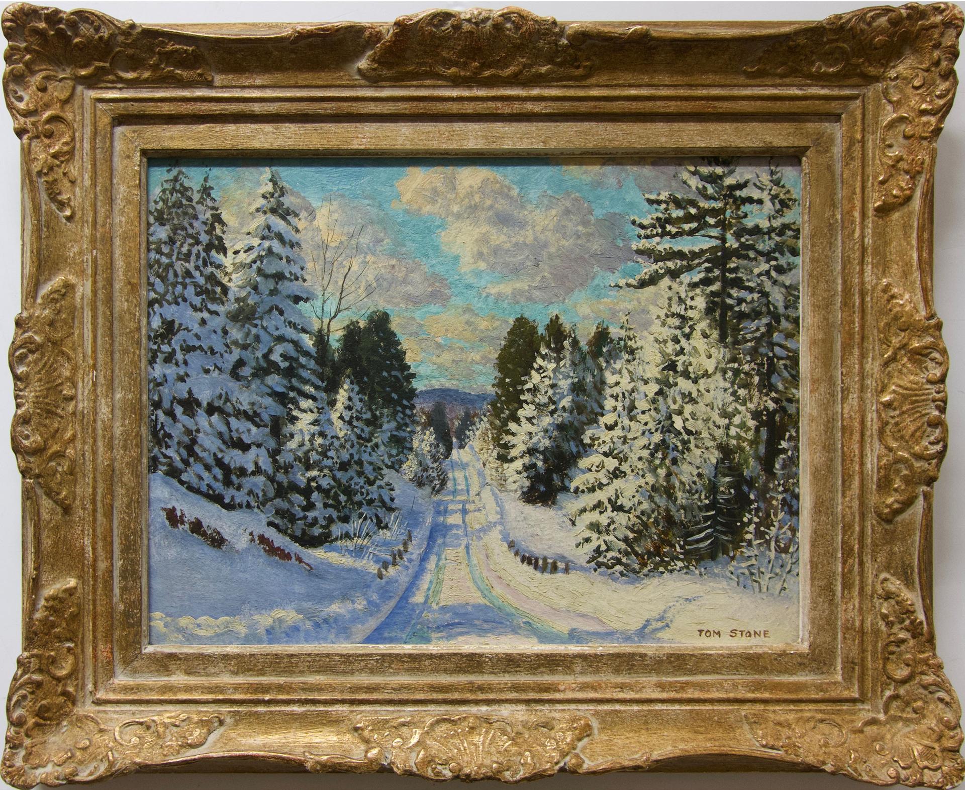 Thomas Albert Stone (1897-1978) - Wintry Road - Caledon