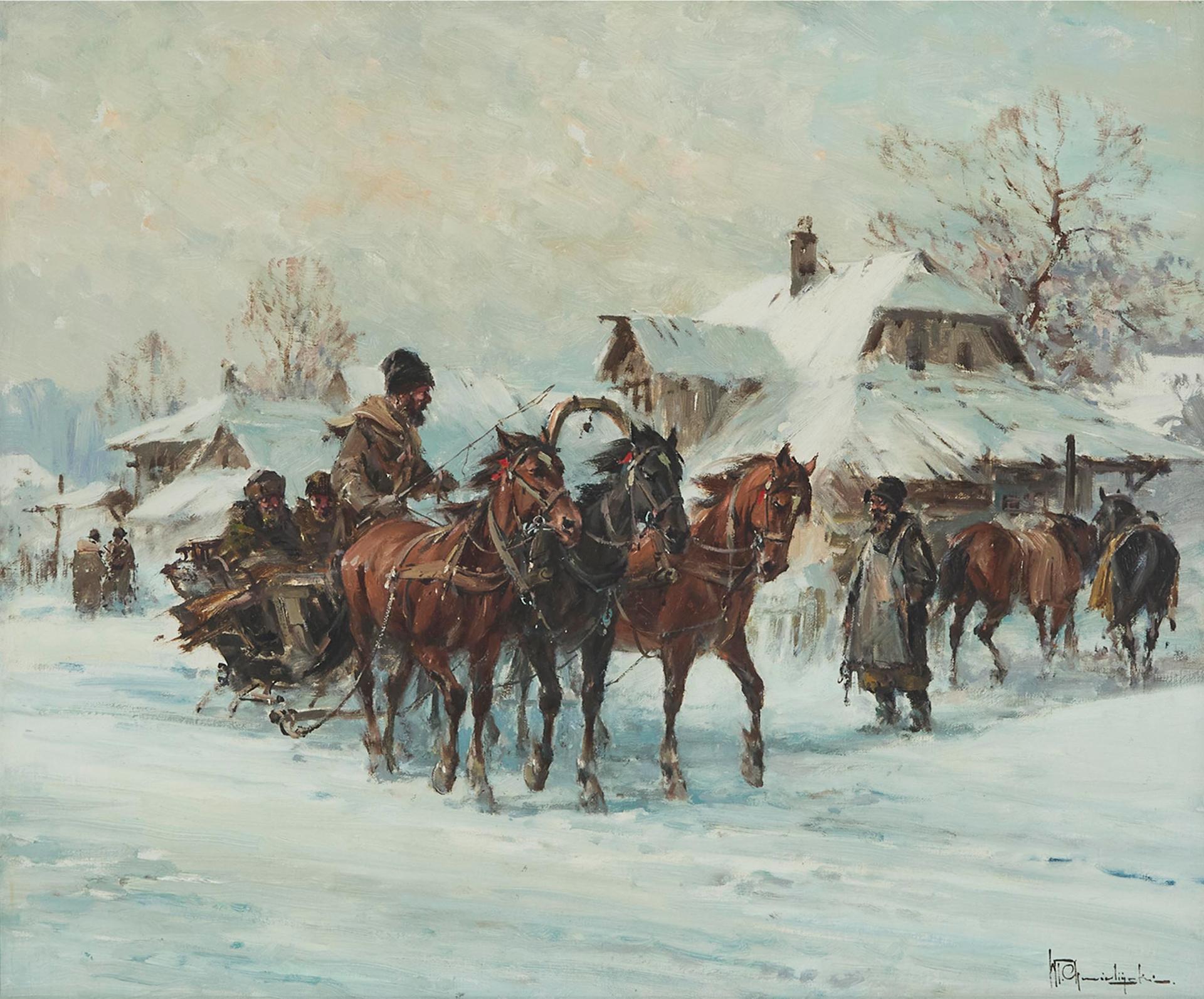 Władysław Chmieliński - Sleigh Driver