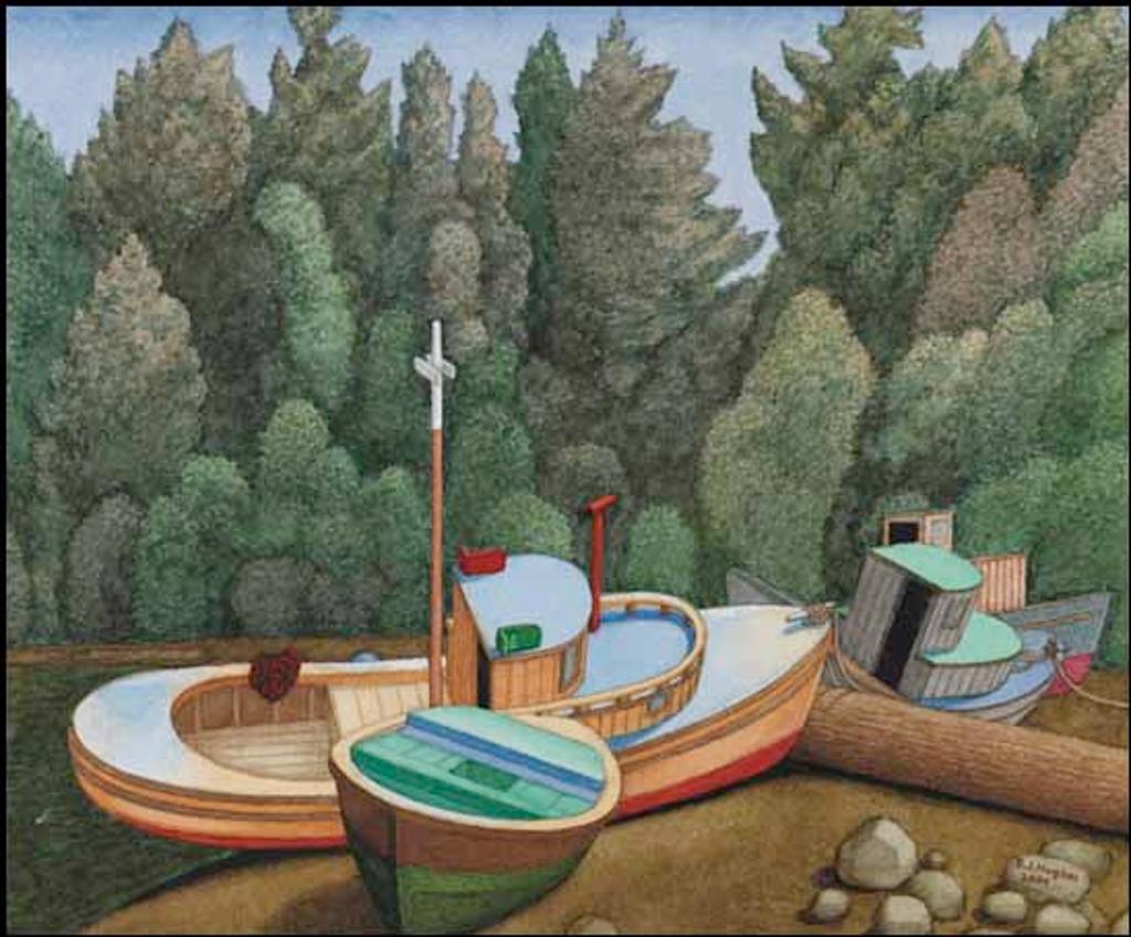 Edward John (E. J.) Hughes (1913-2007) - Low Tide at Roberts Bay