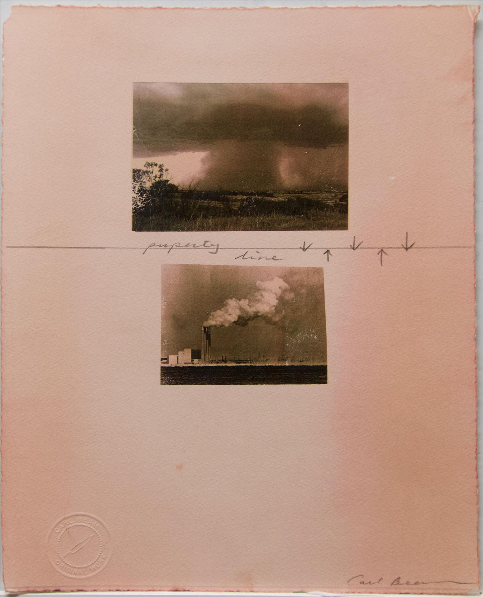 Carl Beam (1943-2005) - Property Line (Tornado - Pollution)