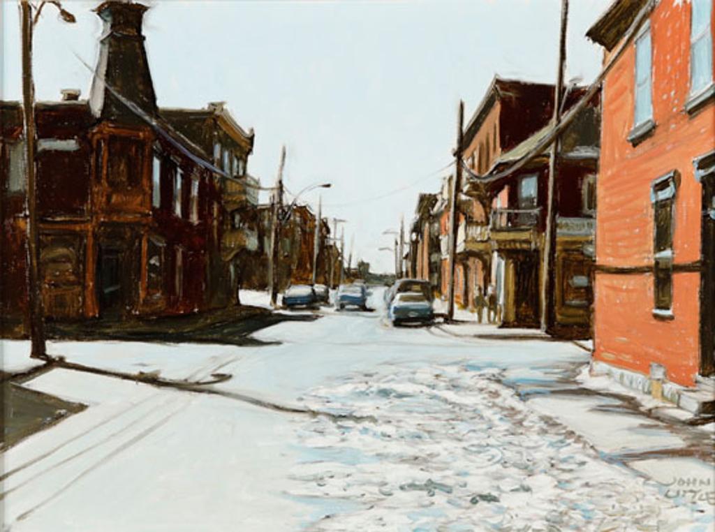 John Geoffrey Caruthers Little (1928-2024) - Spring Sunlight - Rue St. Emile at Rue Bourget