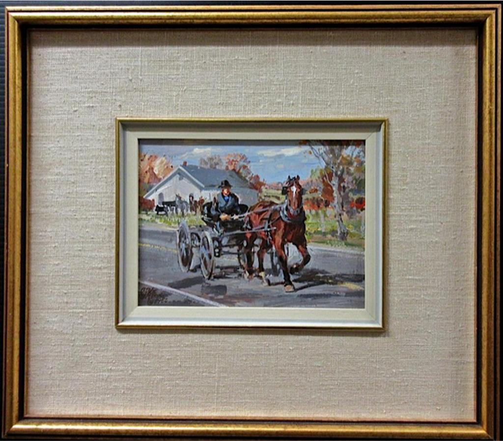 Peter Etril Snyder (1944-2017) - Paved Road By The Meeting House