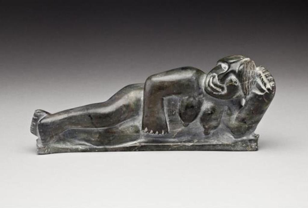Davidialuk Alasua Amittu (1910-1976) - Puvirnituq, Nude Reclining Woman, early 1970s