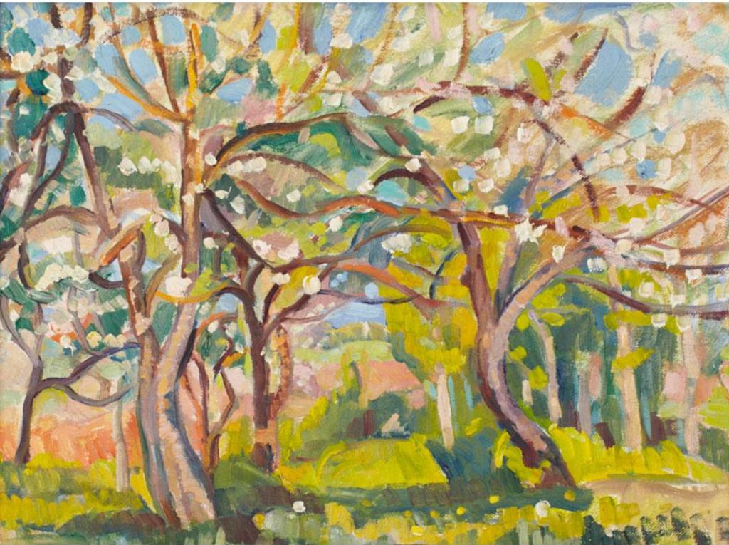 Nora Frances Elisabeth Collyer (1898-1979) - Spring, Magog, P.Q., 1967