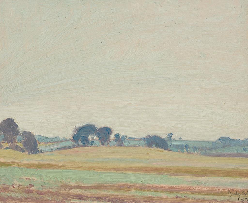 James Edward Hervey (J.E.H.) MacDonald (1873-1932) - Hazy Weather, Thornhill
