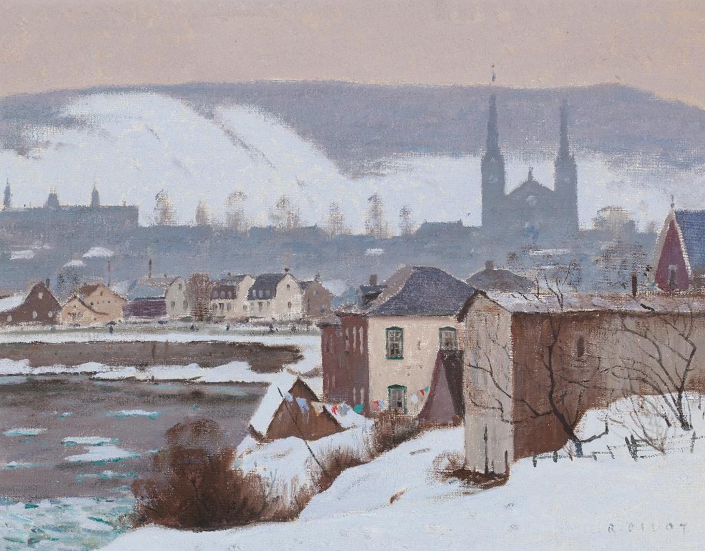 Robert Wakeham Pilot (1898-1967) - Paysage De Baie Saint-Paul