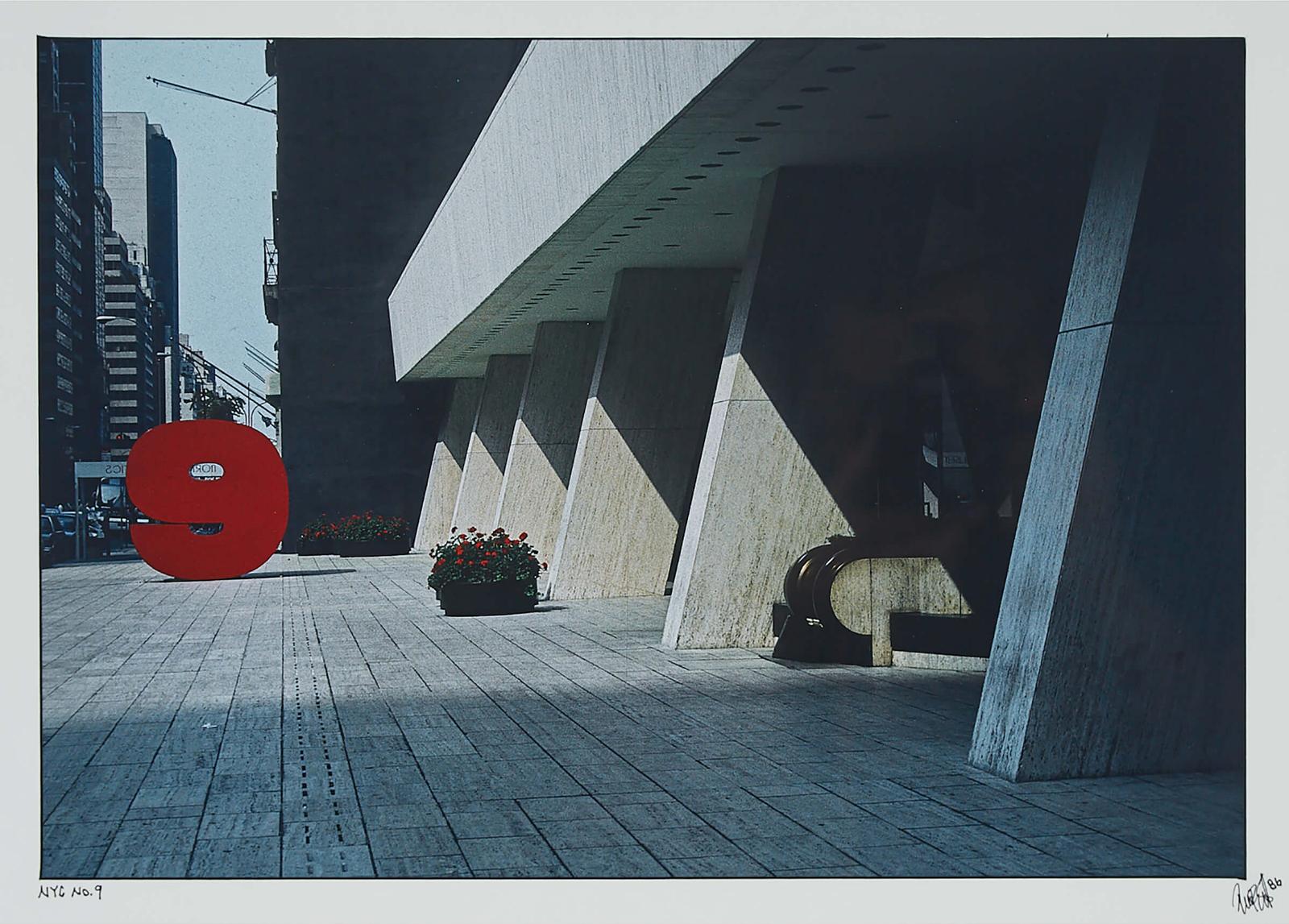 Ronnie Roberts (1954) - NYC NO.9, 1986; BRIDGE STUDY 5 , 2017