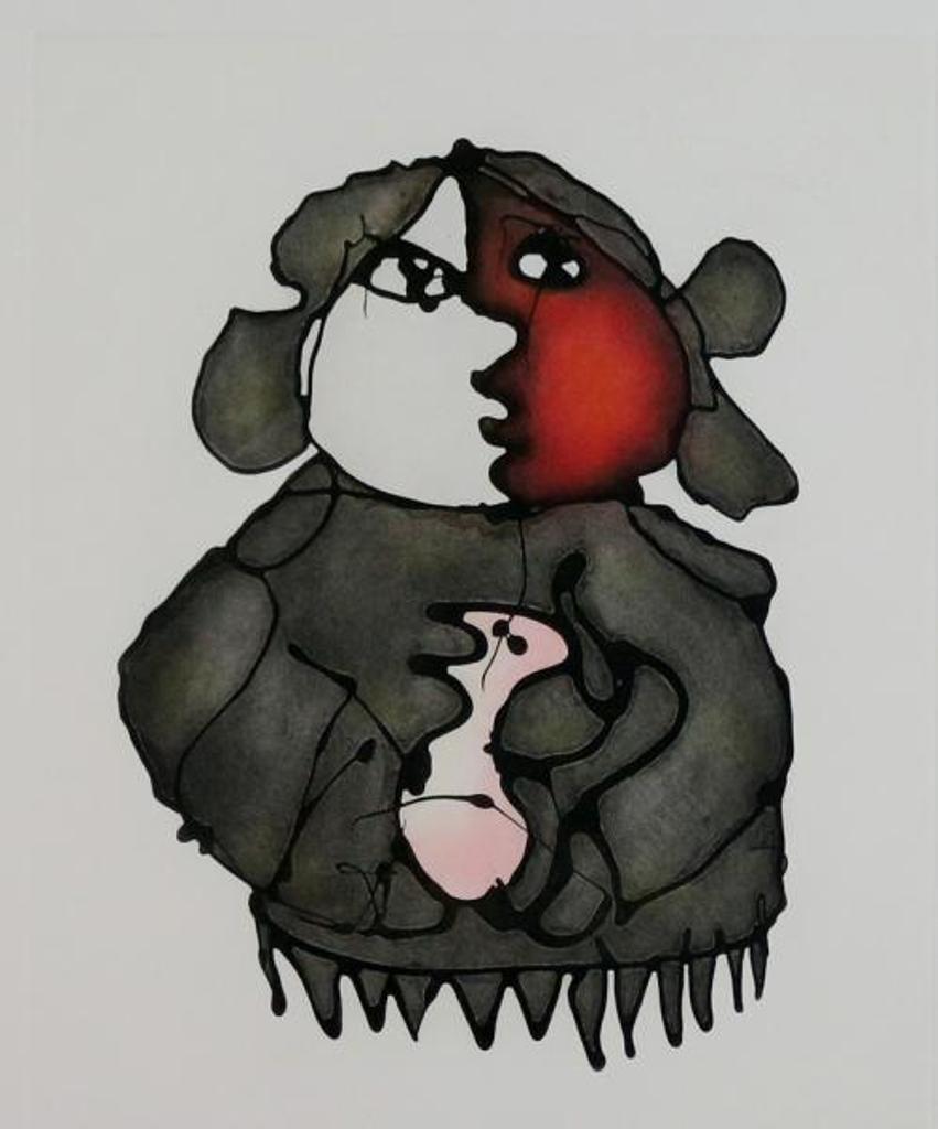 Pitaloosie Saila (1942-2021) - Woman & Snow Bird Ii; 2005
