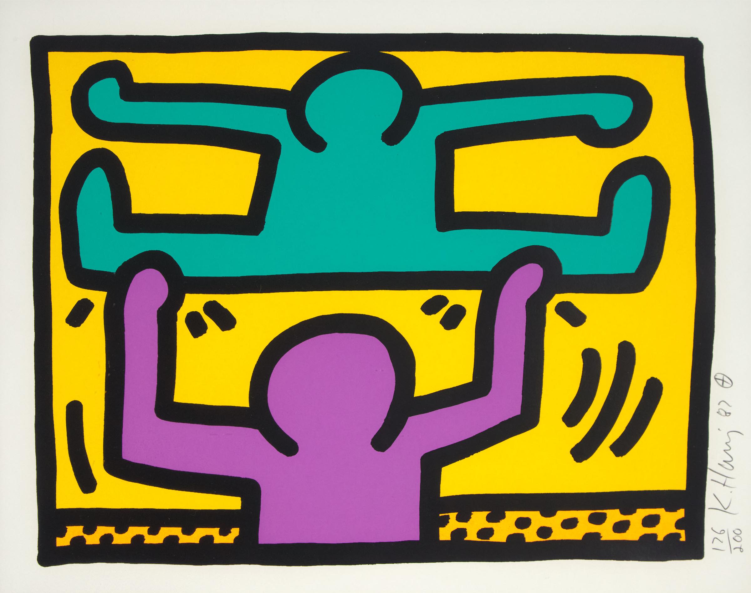 Keith Haring (1958-1990) - Plate 4, From