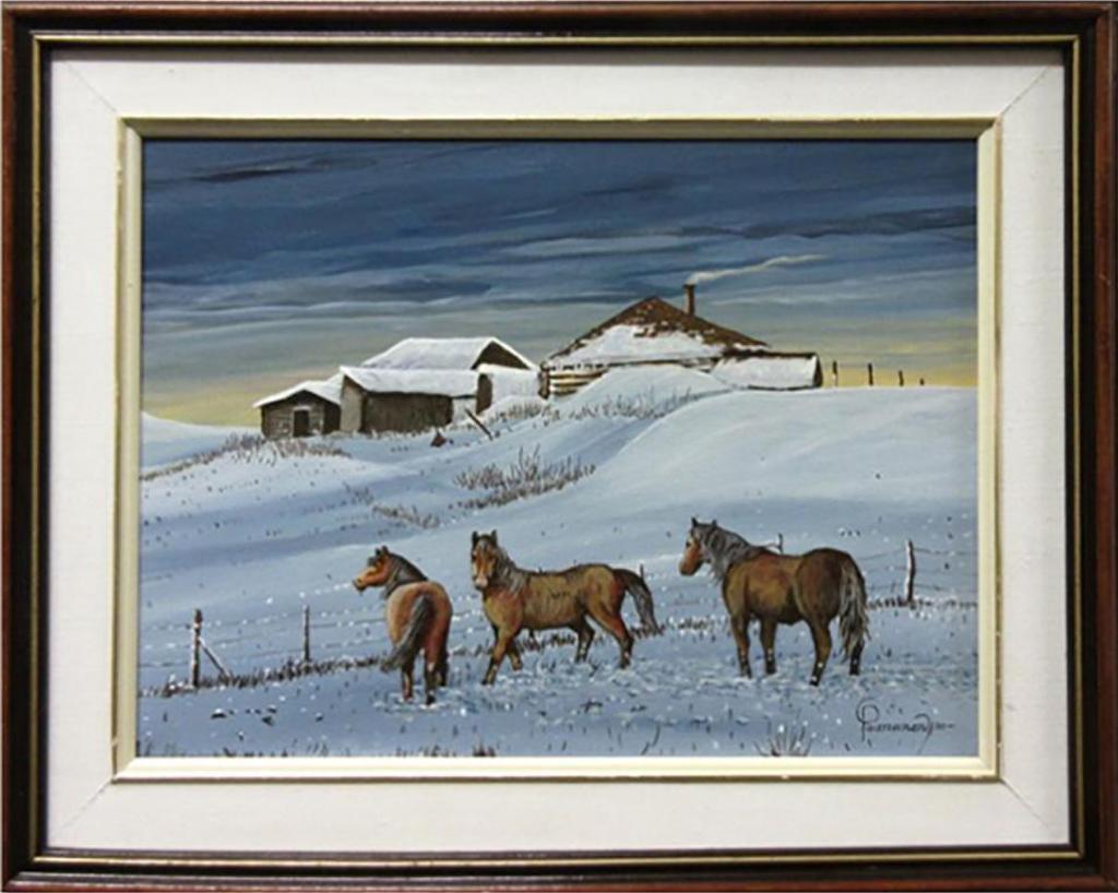 Robert Paananen (1934) - Winter Scene
