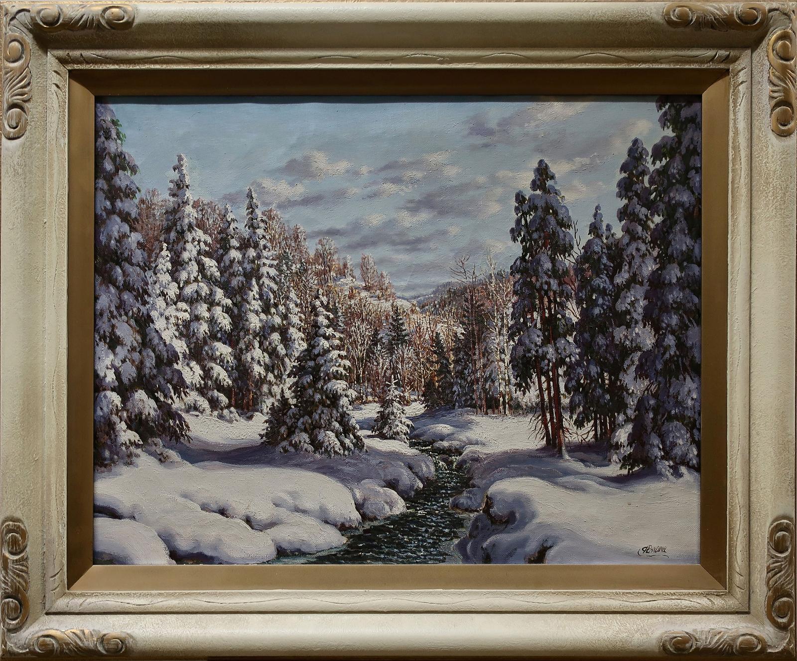 Otto Planding (1887-1964) - Untitled (Snow Laden Trees)