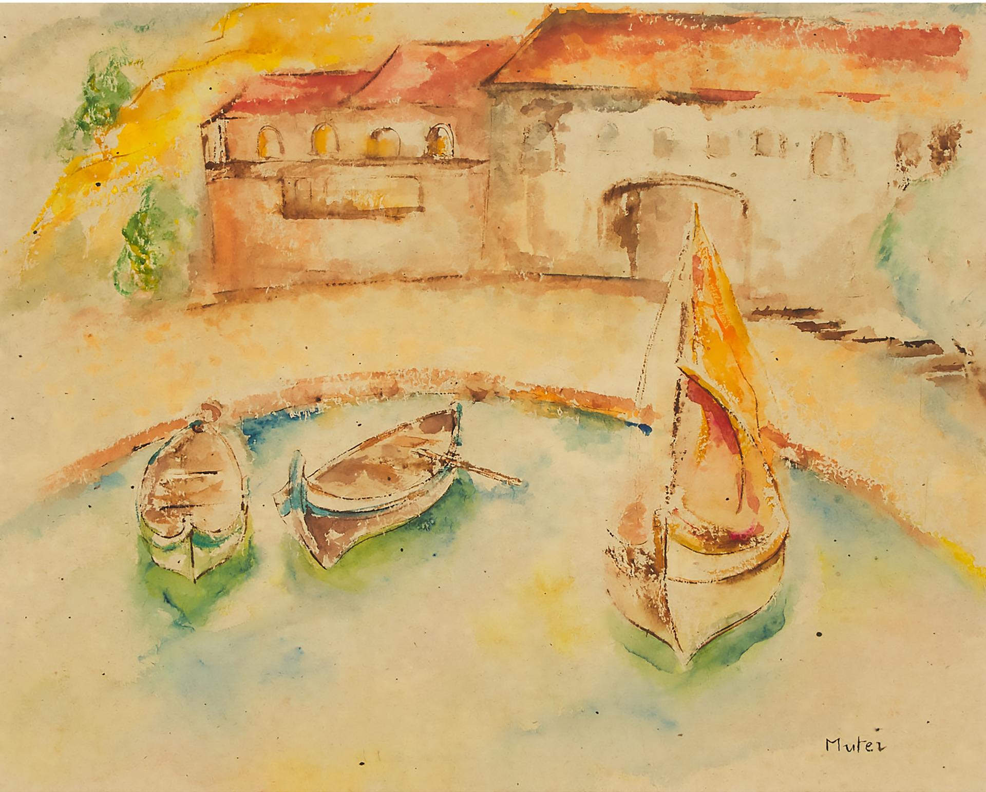 Marie Mela Muter - Port In Saint Tropez, 1920