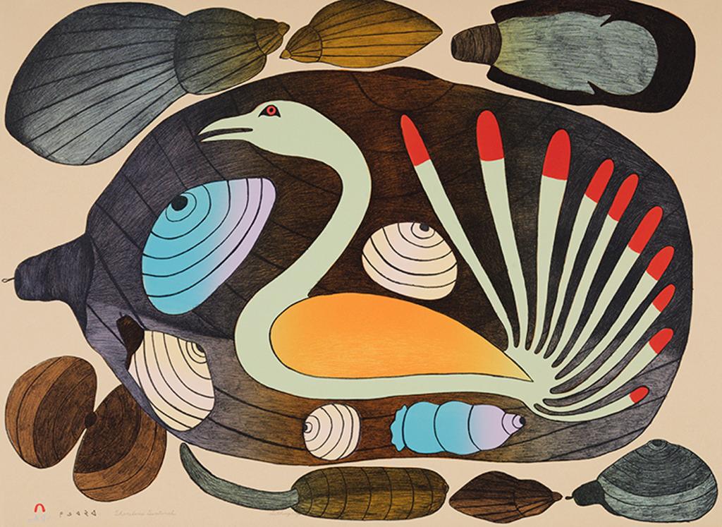 Kenojuak Ashevak (1927-2013) - Shoreline Sentinel