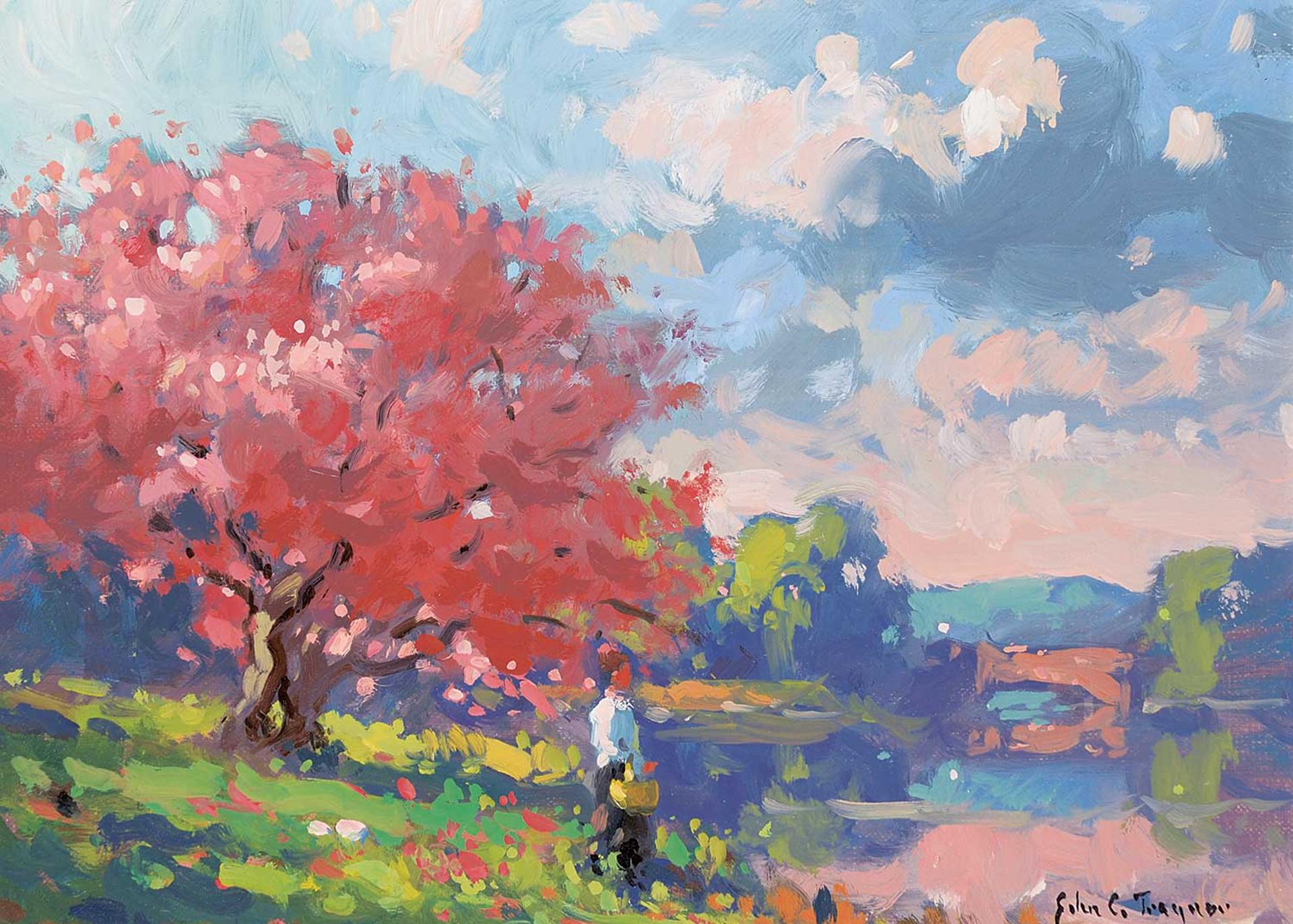 John C. Traynor - Untitled - New England Pastoral Scene