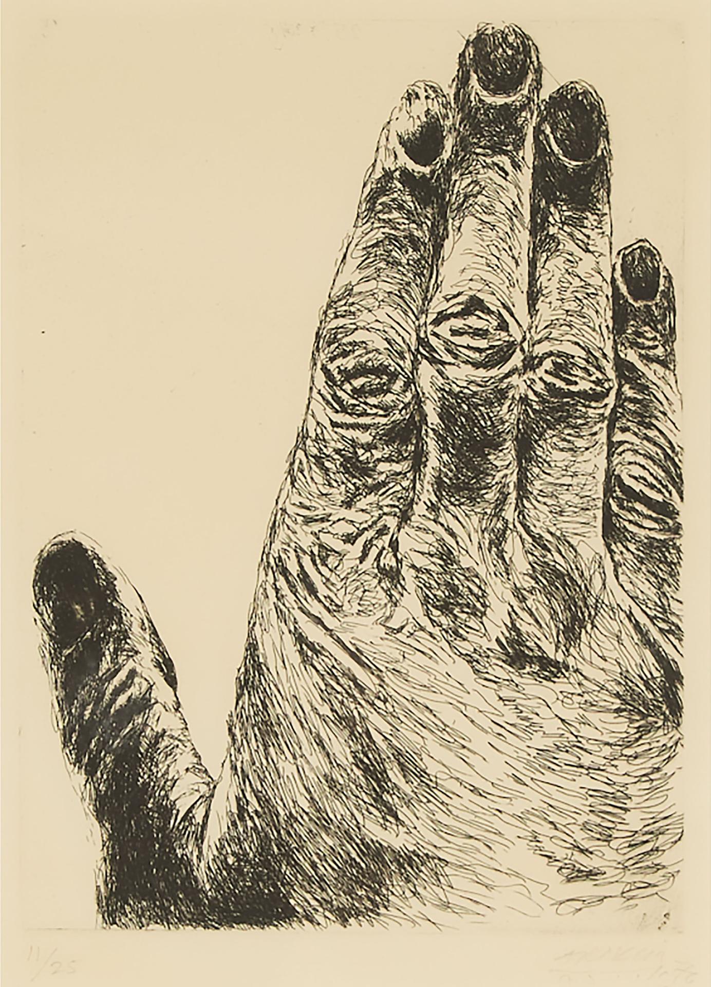 Avigdor Arikha - LA MAIN, 1976