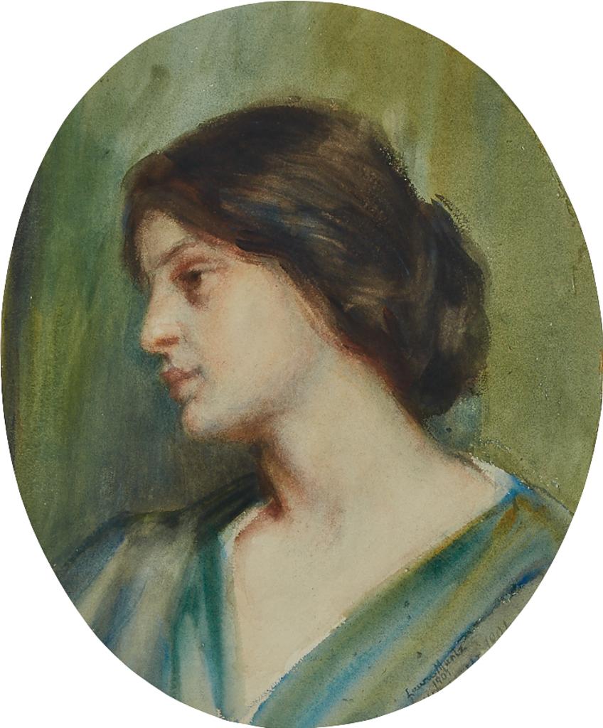 Laura Adelaine Muntz Lyall (1860-1930) - Portrait Of A Young Woman, 1901