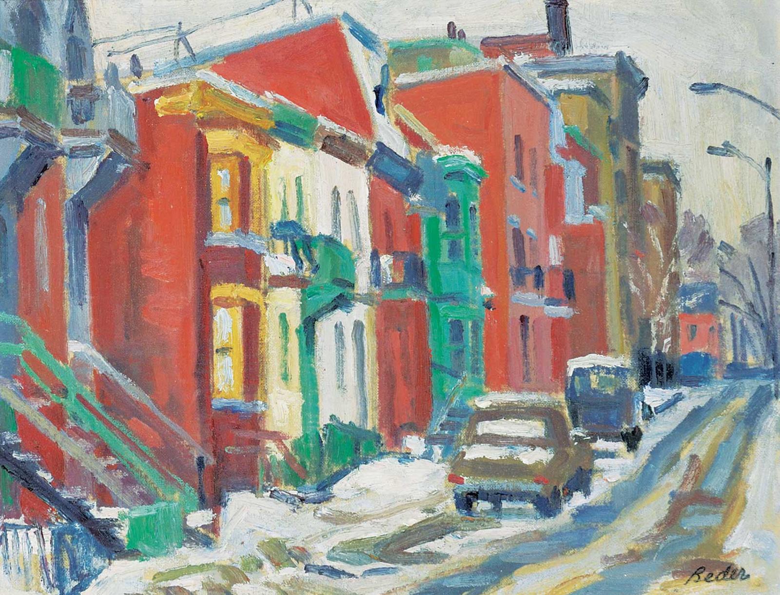 Jack Beder (1910-1987) - Dwellings, Henri Julien Street