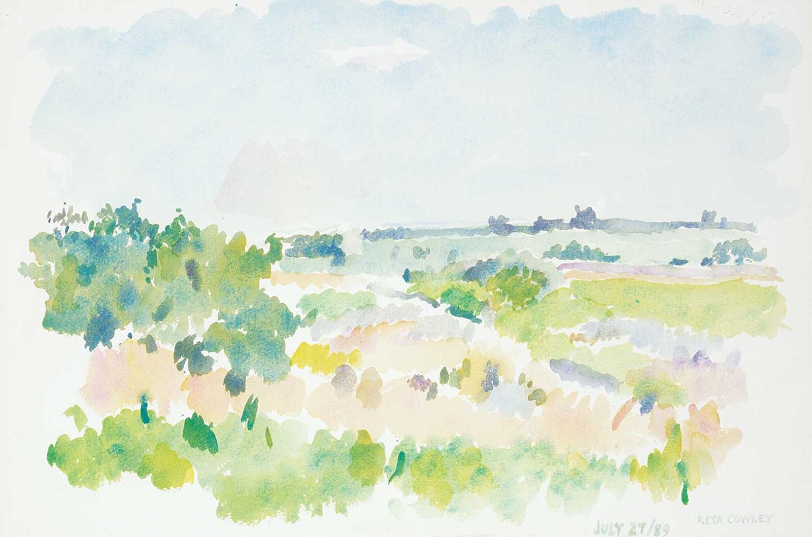 Reta Madeline Cowley (1910-2004) - Untitled - Summer Fields