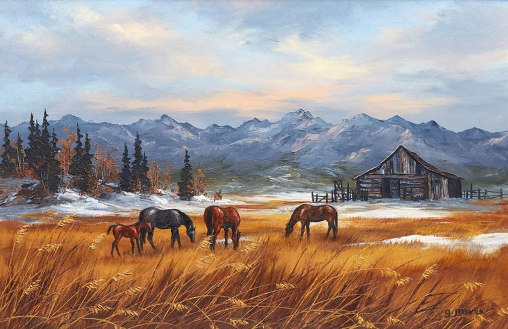Georgia Jarvis (1944-1990) - A Foothills Scene