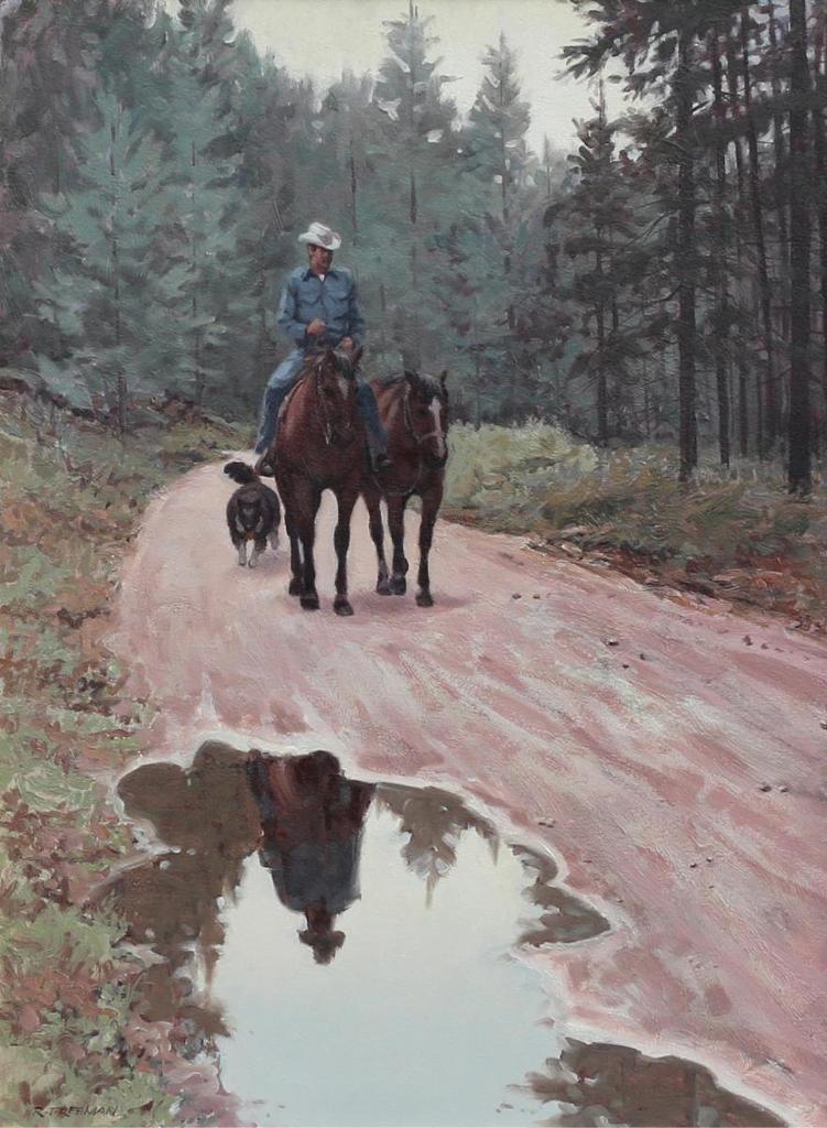 Richard (Dick) Audley Freeman (1932-1991) - The Puddle; 1978