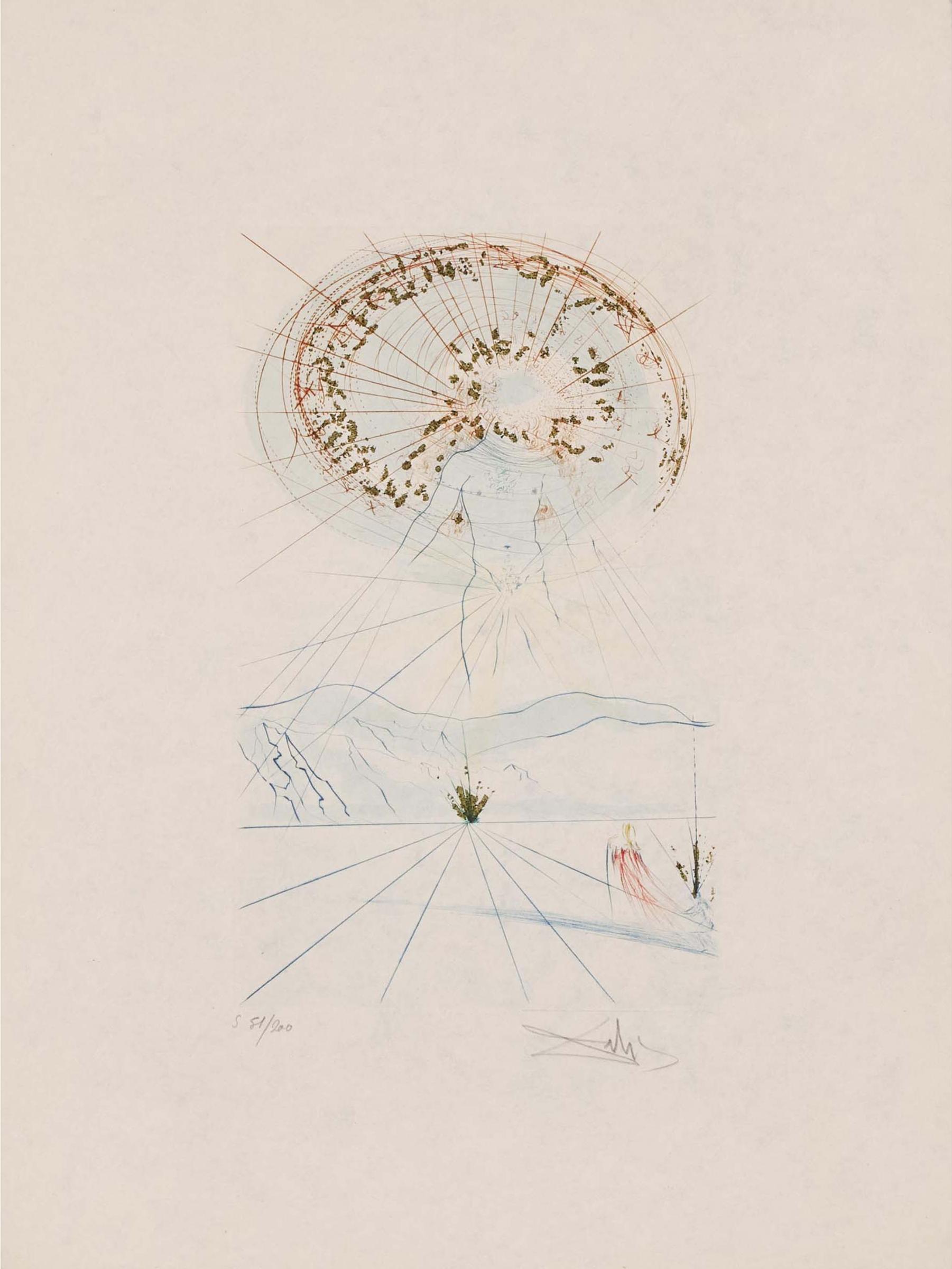Salvador Dalí (1904-1989) - The Voice Of My Beloved! Behold!, From Song Of Songs Of Solomon [f. 71-17f; M&L. 468-479]