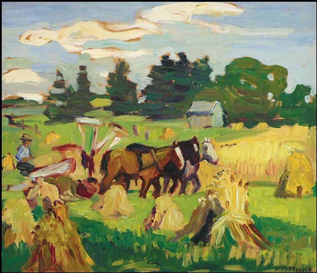 Kathleen Moir Morris (1893-1986) - Marshall's Bay, Haying