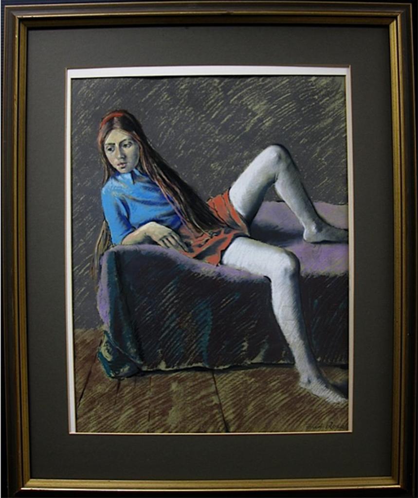 Frederick Joseph (Fred) Ross (1927-2014) - Untitled (Young Girl At Rest)