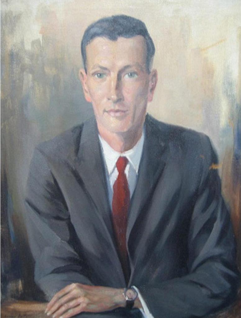 Oscar Daniel de Lall (1903-1971) - Portrait Of A Gentleman