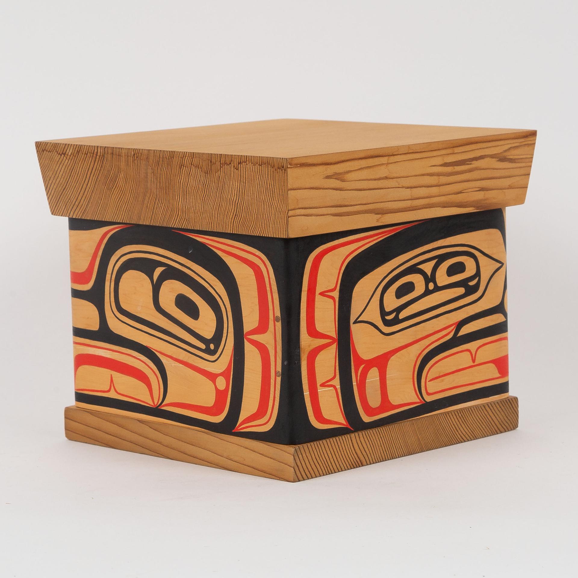 Robert Long - Painted Bentwood Box