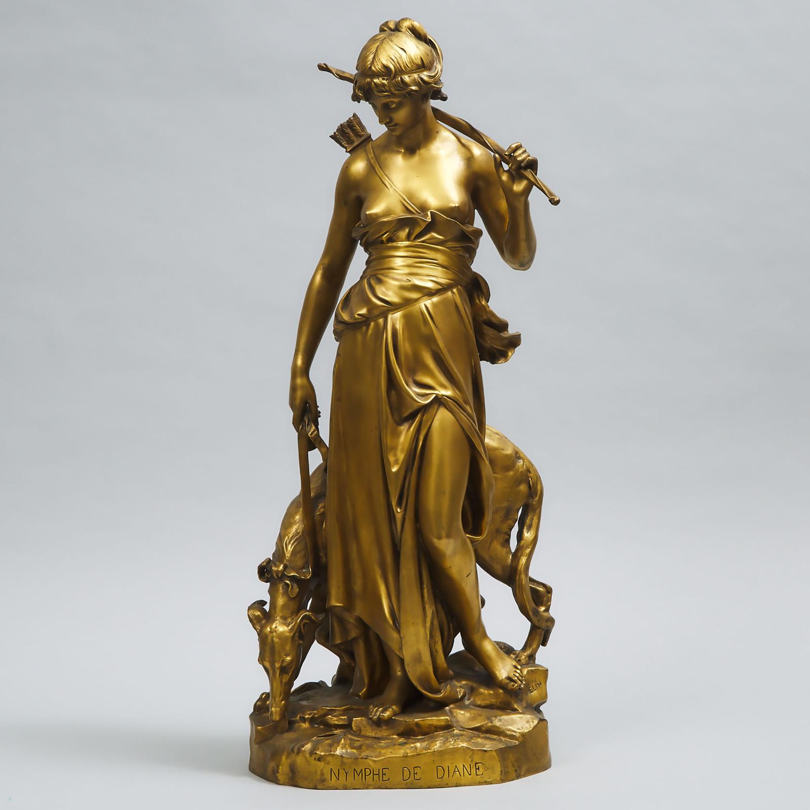 Eugene-Antoine Aizelin (1821-1902) - Nymphe De Diane