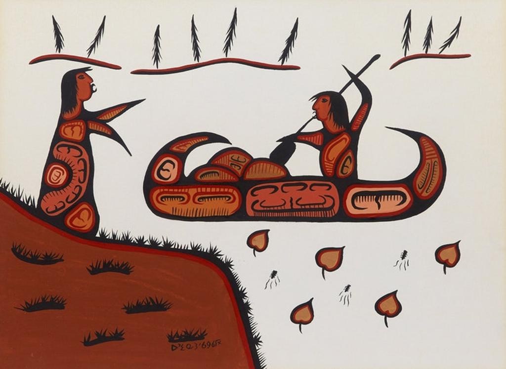 Robert Kakegamic (1944) - Canoeing