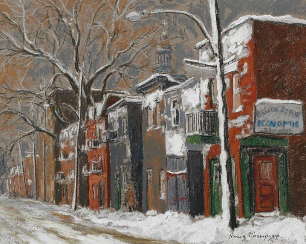 Horace Champagne (1937) - Boulangerie Economique, Rue Berri, Montreal