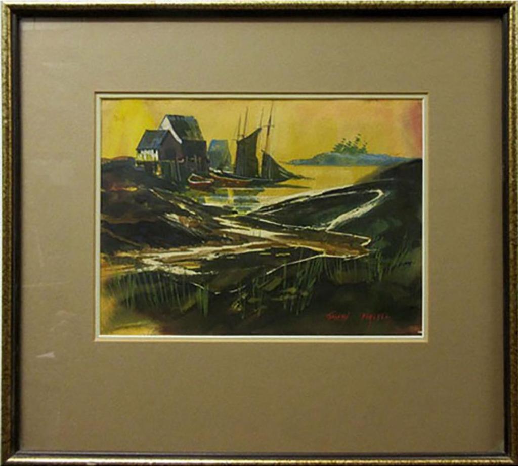 Joseph Douglas Purcell (1927-2015) - Untitled (Setting Sun, Nova Scotia)