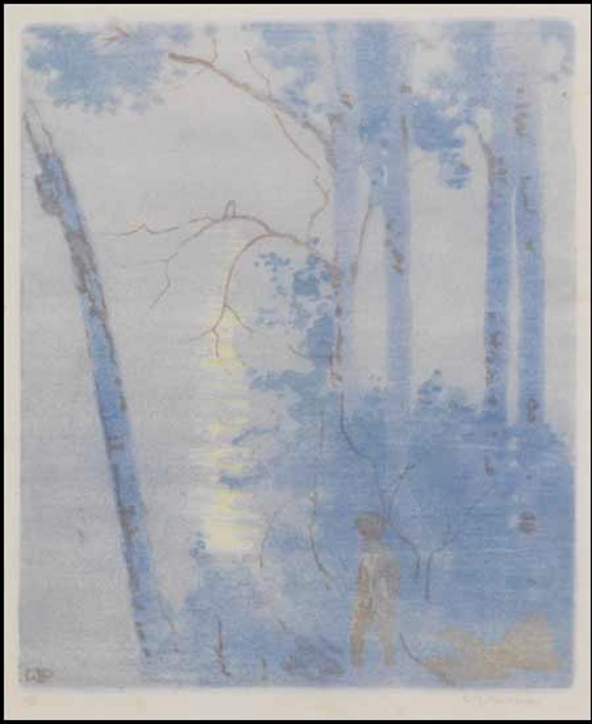 Walter Joseph (W.J.) Phillips (1884-1963) - Moonlight, Lake of the Woods