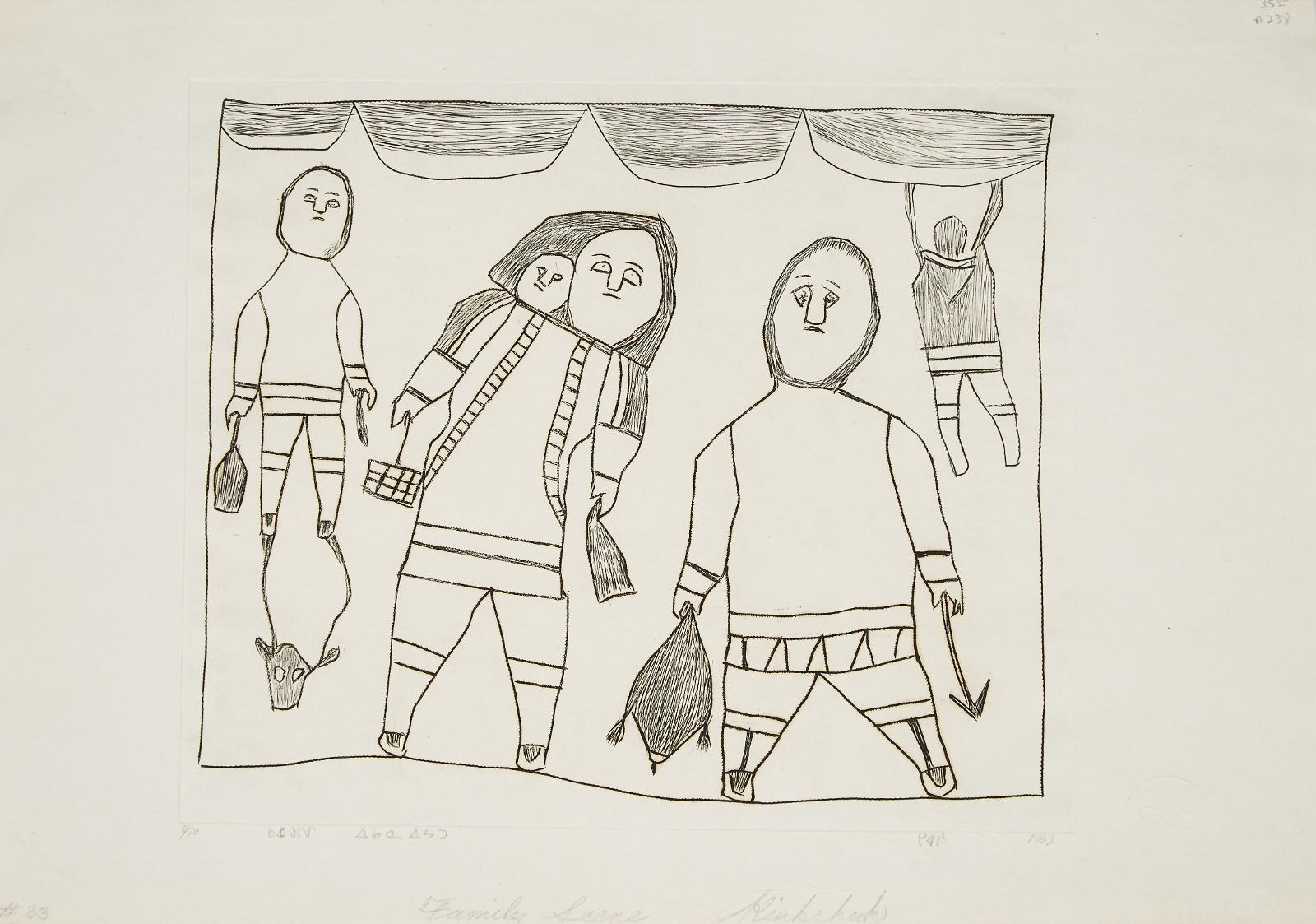 Kiakshuk (1886-1966) - Family Scene
