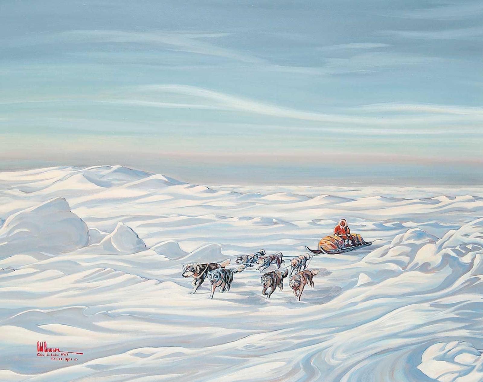 Bern Will Brown (1920-2014) - Rough Sledding