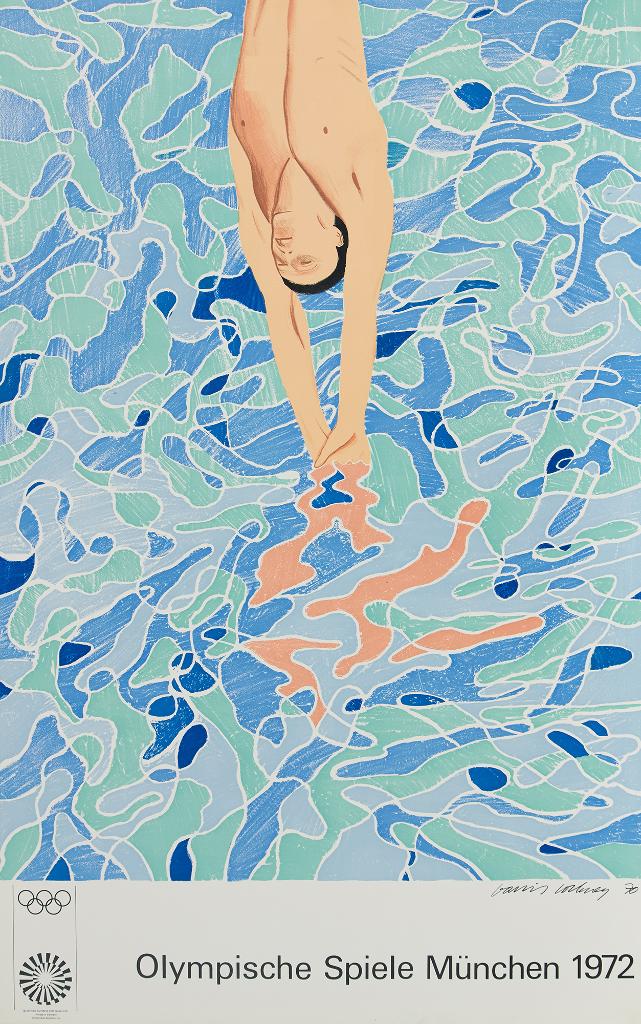 David Hockney (1937) - Four 1972 Munich Olympic Posters