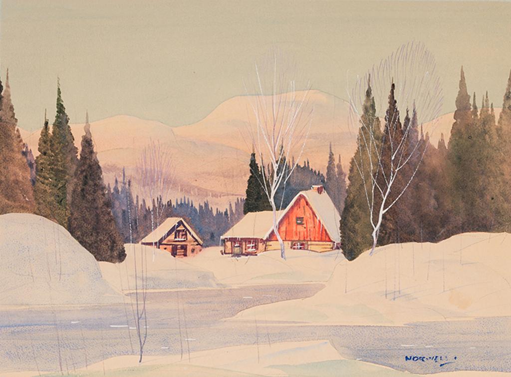 Graham Norble Norwell (1901-1967) - Snowy Barn