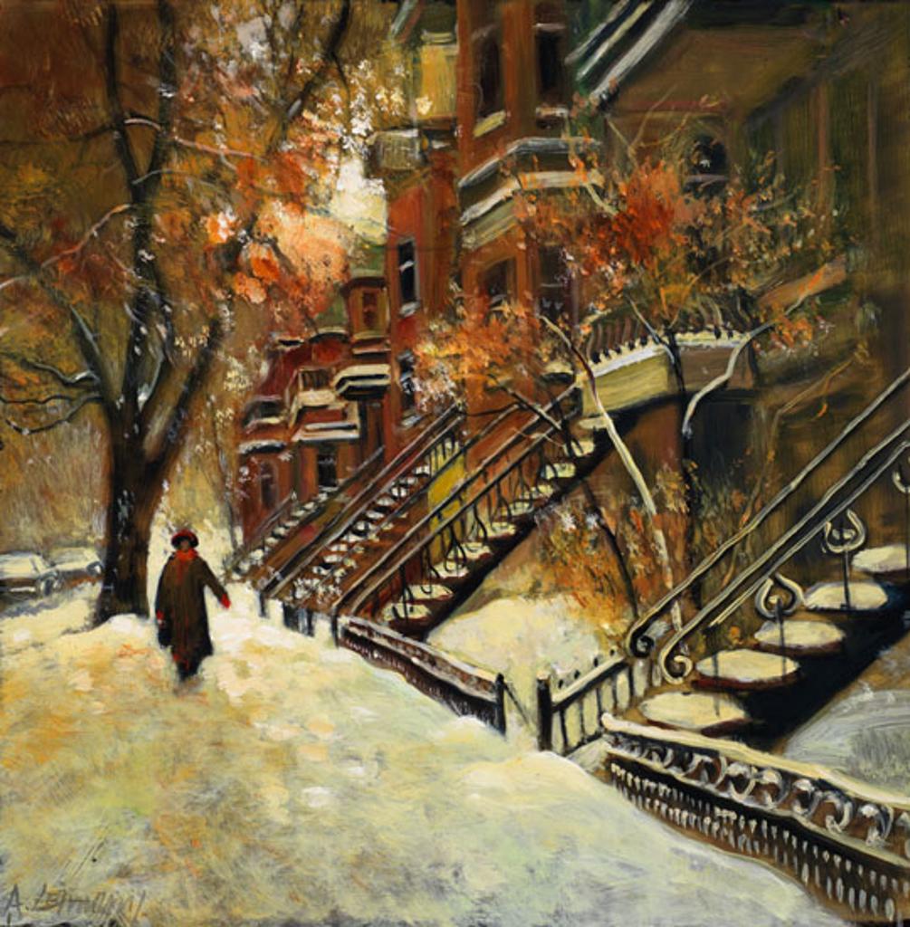 Andris Leimanis (1938) - Ave., Parc Lafontaine, Timelessness: Montreal, Series No. 22